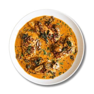 Creamy Tuscan Chicken For 1